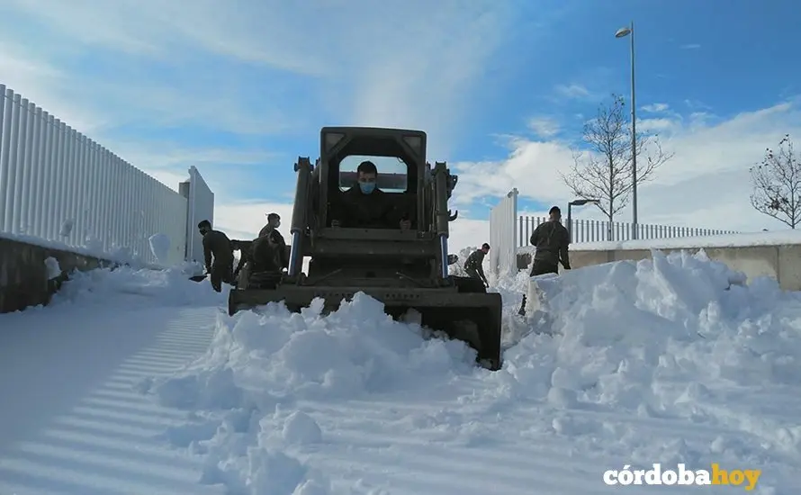 Actuaci&oacute;n del Ej&eacute;rcito de Tierra contra los efectos de 'Filomena'