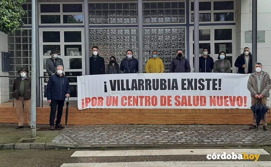 Protesta en Villarrubia por el centro de salud