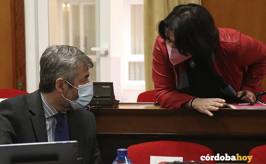 Miguel &Aacute;ngel Torrico con Eva Timoteo