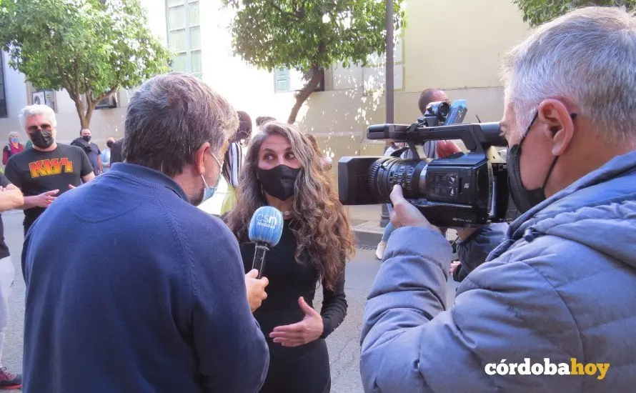 Manifestaci&oacute;n en apoyo de la cultura durante la pandemia en marzo de 2021