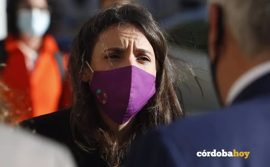 La ministra de Igualdad, Irene Montero