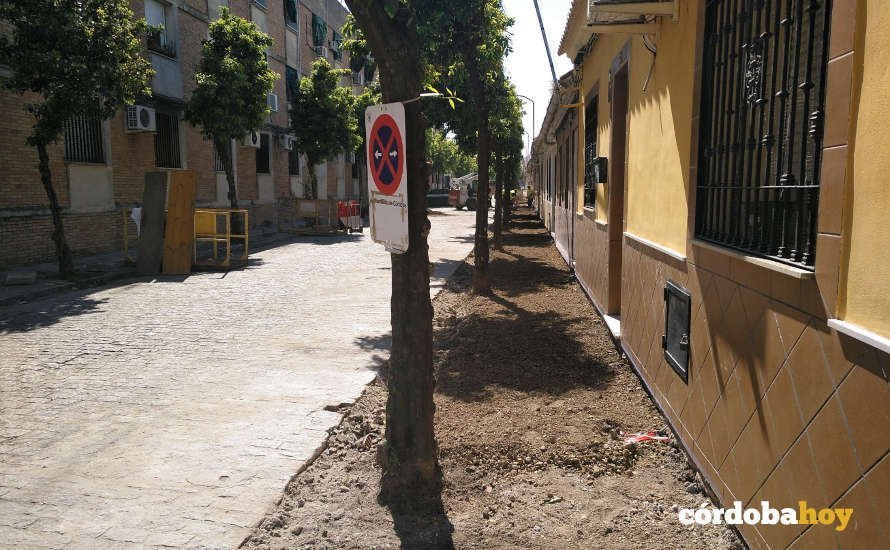 Calle Sacunda Romana en obras