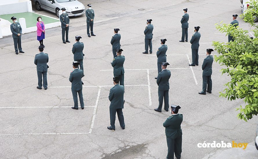 Presentación de nuevos guardias civiles de Córdoba en 2021 en una imagen de archivo