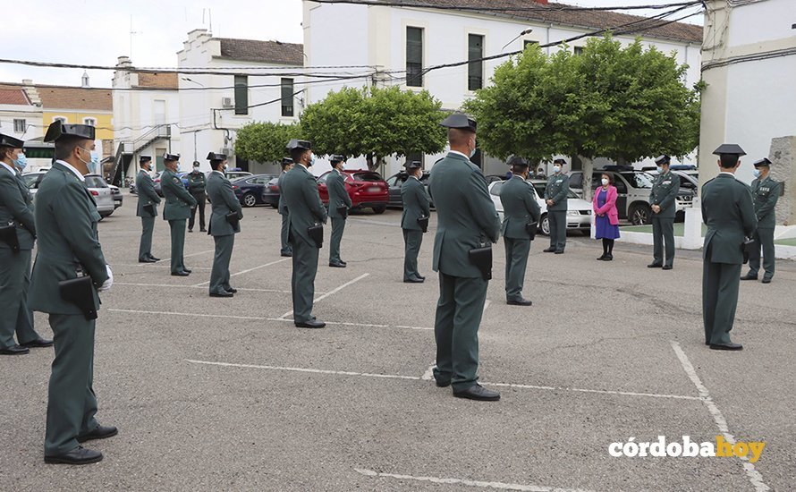 Presentación de los nuevos guardias civiles de Córdoba