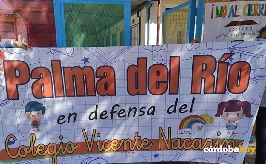 Acción en defensa del colegio Vicente Nacarino de Palma del Río