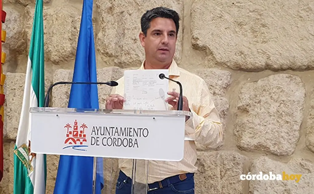 Pedro Garc&iacute;a, en la rueda de prensa de esta ma&ntilde;ana