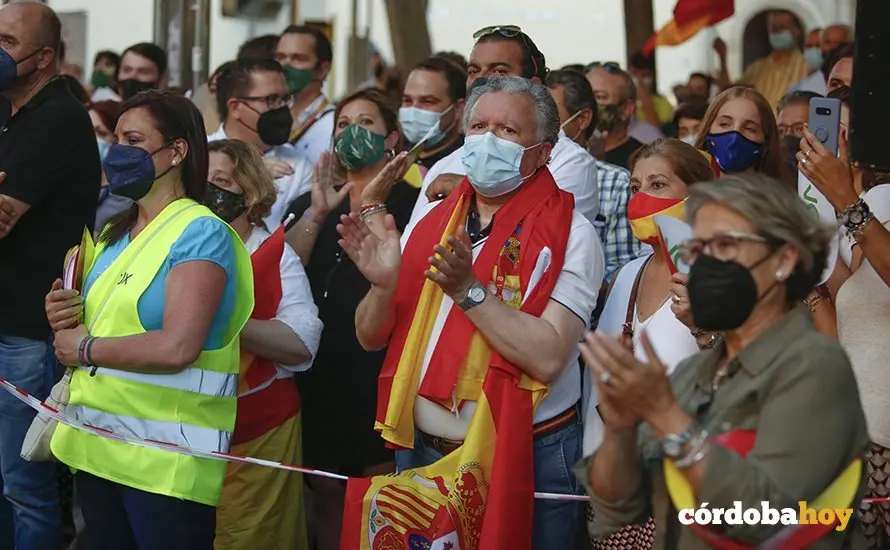 Mitin de Santiago Abascal en C&oacute;rdoba en mayo de 2021