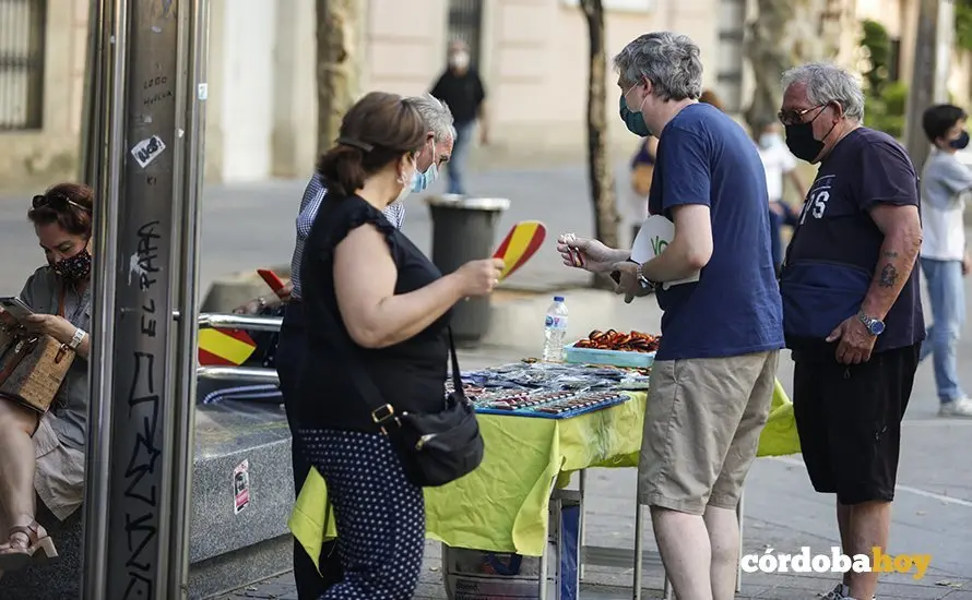 Mitin de Santiago Abascal en C&oacute;rdoba en mayo de 2021
