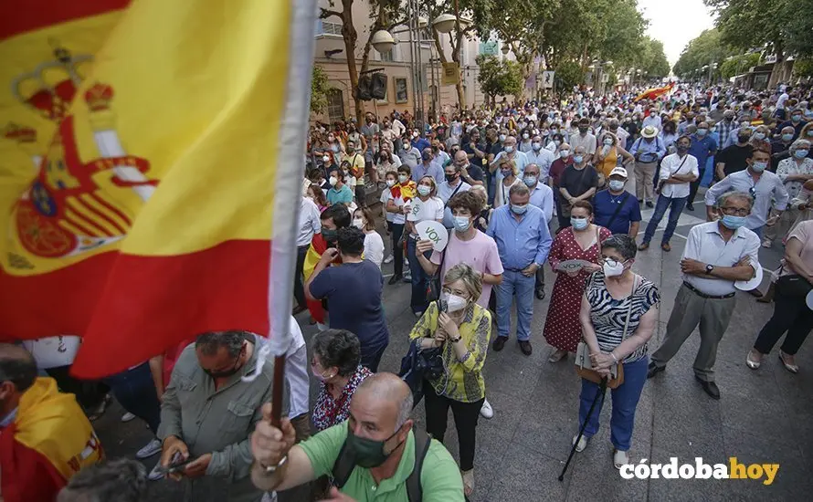 Mitin de Santiago Abascal en C&oacute;rdoba en mayo de 2021