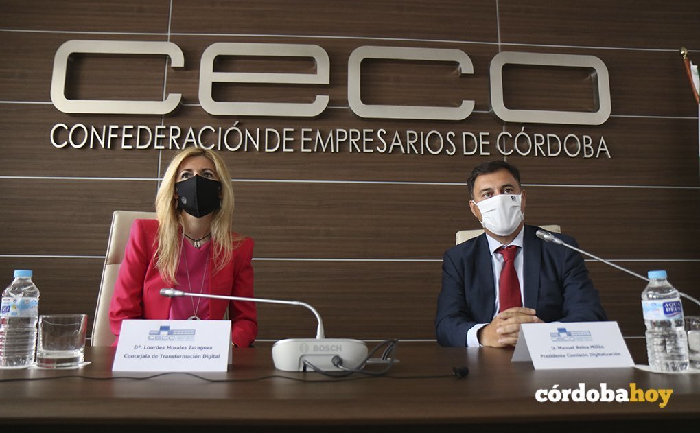 Lourdes Morales y Manuel Reina en CECO