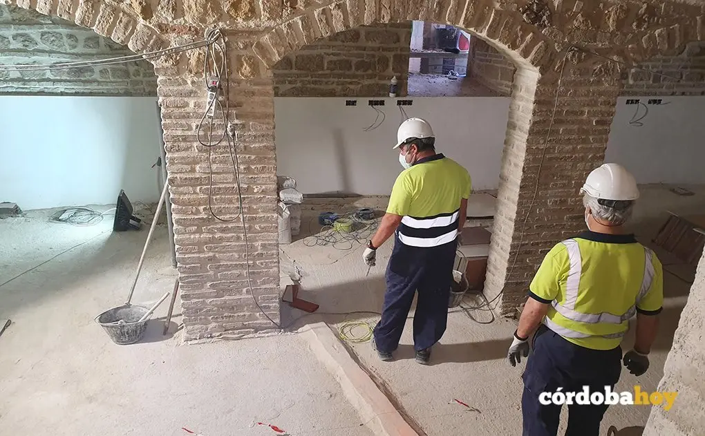 Obras de la zona de hosteler&iacute;a del Palacio de Congresos de la calle Torrijos