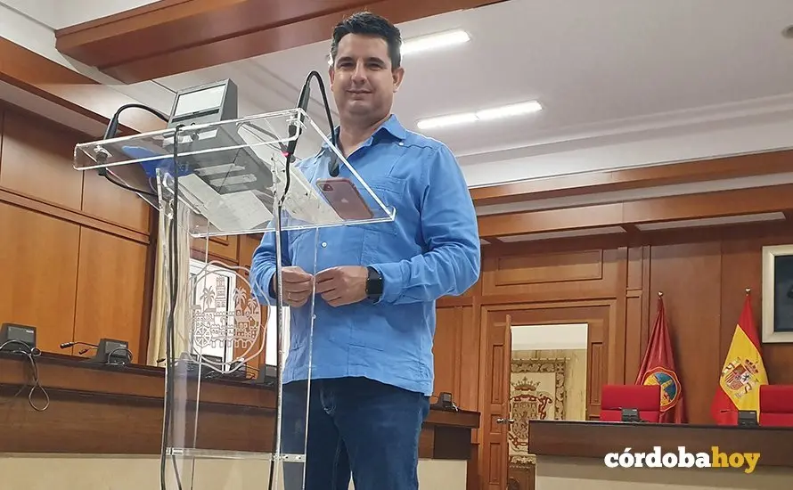 Pedro Garc&iacute;a, portavoz de IU en el Ayuntamiento de C&oacute;rdoba