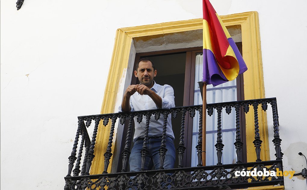 Sebastián Pérez posa para Córdoba Hoy en la sede del PCA de Córdoba