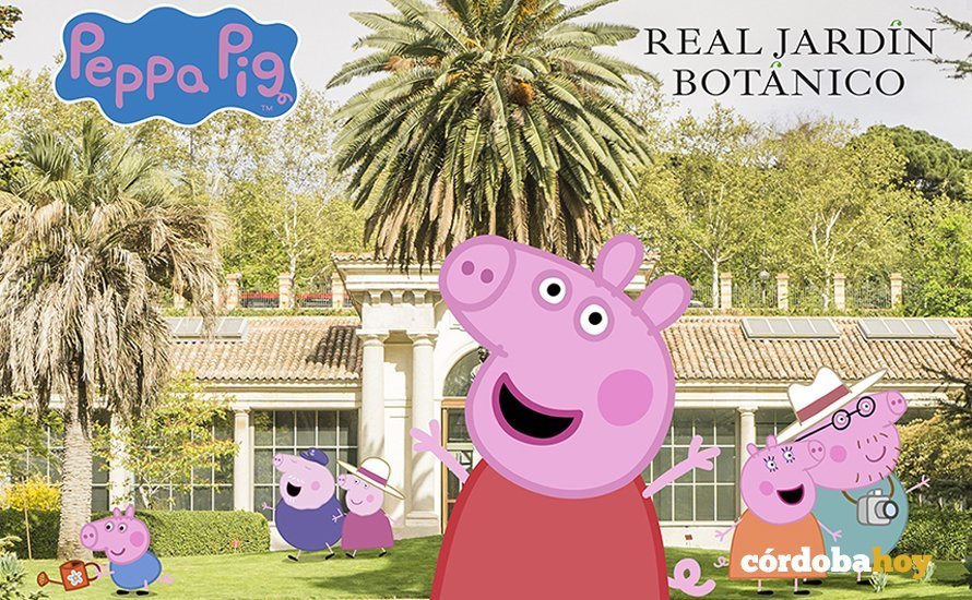 Actividad de Peppa Pig en el Real Jardín Botánico