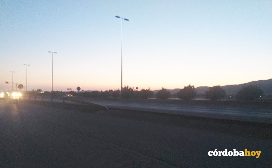 La carretera de Palma sin luz en un tramo de tres kilómetros