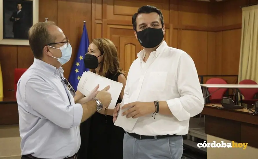 Jos&eacute; Mar&iacute;a Bellido, esta ma&ntilde;ana en el sal&oacute;n de plenos del Ayuntamiento