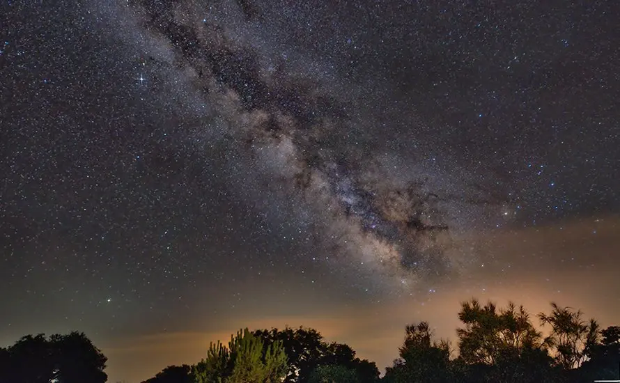 La V&iacute;a L&aacute;ctea en el cielo de Los Pedroches
