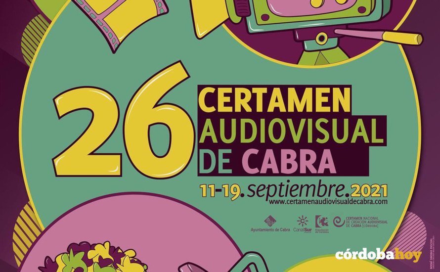 Fragmento del cartel del Certamen audiovisual de Cabra
