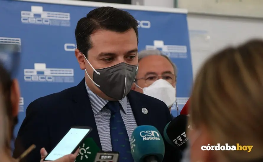 Jos&eacute; Mar&iacute;a Bellido en la sede de CECO