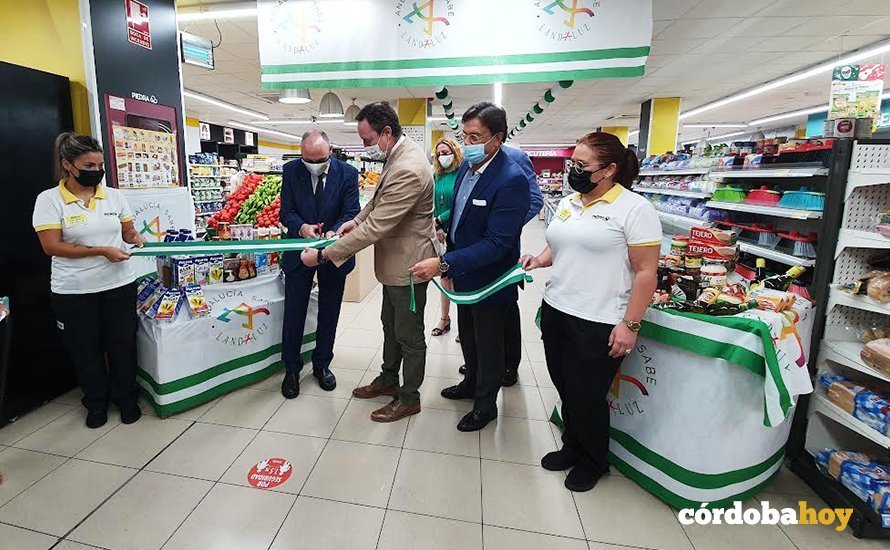 Presentación de la campaña 'Andalucía Sabe' en Supermercados Piedra