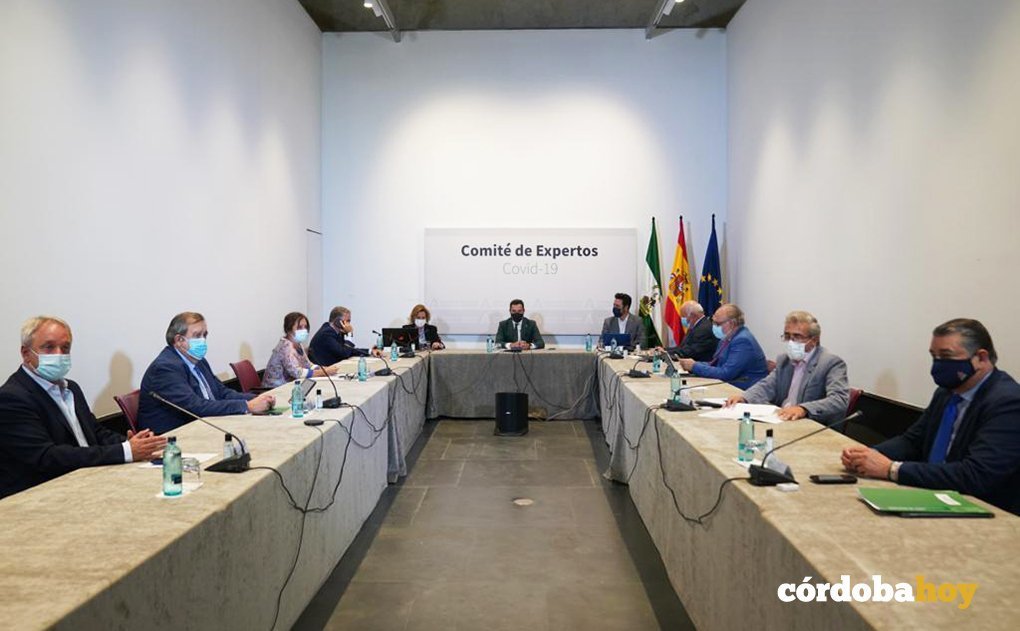 Reunión del comité de expertos de Andalucía