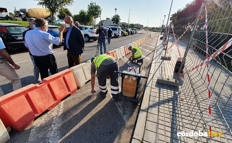 Obras en el Paseo de la Copla