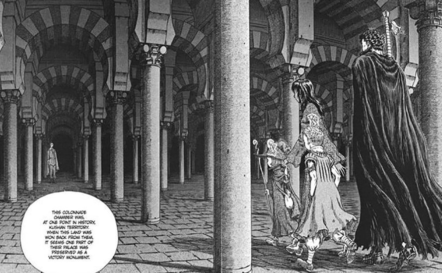La Mezquita-Catedral en la serie de Manga Berserk