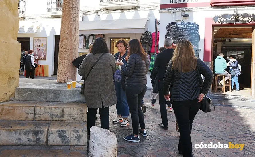 Turistas en la zona patrimonial