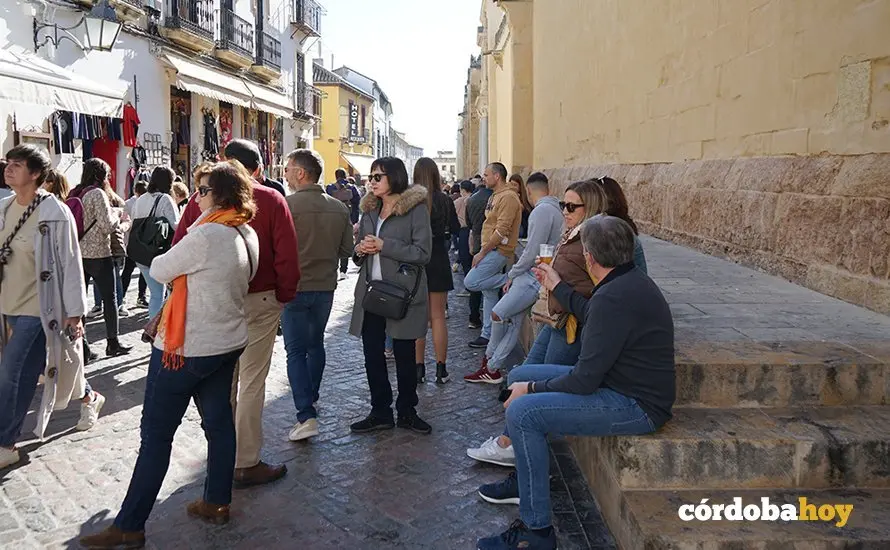 Turistas en la zona patrimonial
