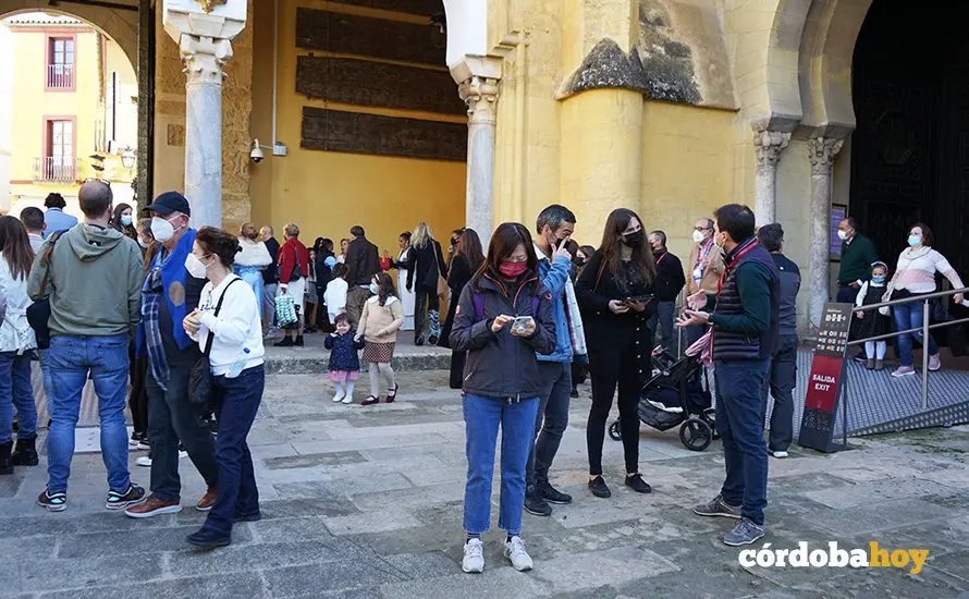 Turistas en la zona patrimonial