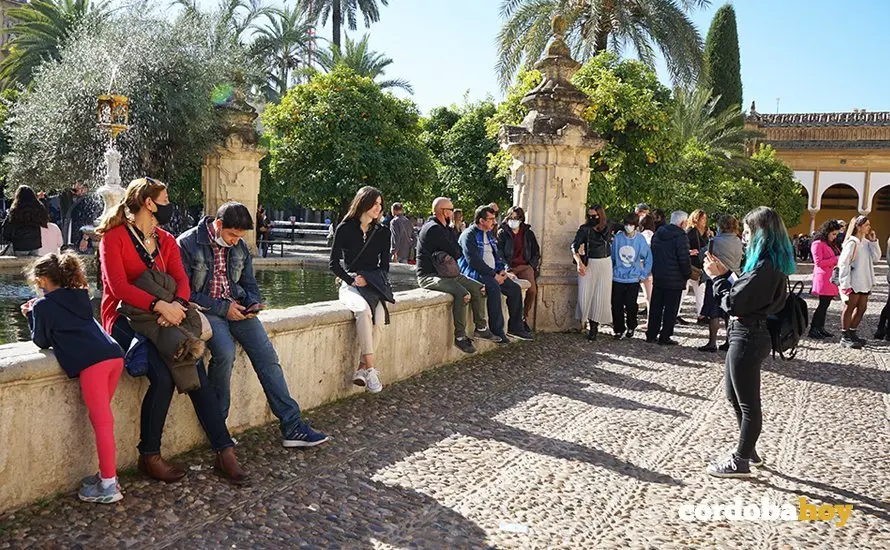 Turistas en la zona patrimonial