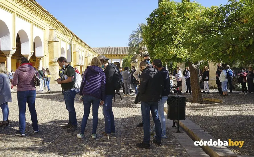 Turistas en la zona patrimonial
