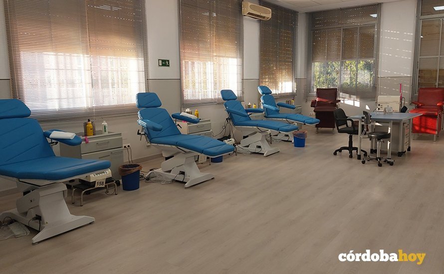 Interior del Centro de Transfusión de Sangre de Córdoba