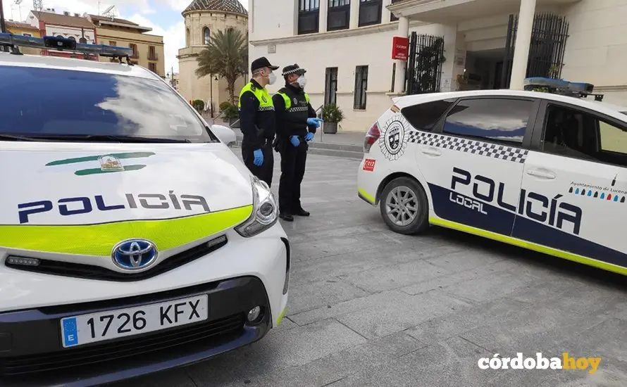 Control de la Polic&iacute;a Local de Lucena