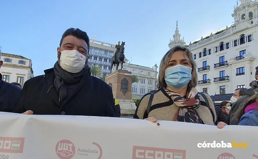 Francisco Palomares y Marina Borrego