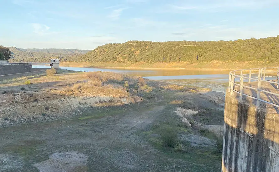 Estado actual del pantano de San Rafael de Navallana