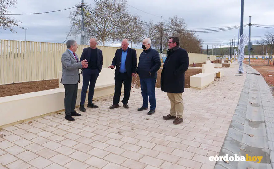 Estado en que est&aacute; quedando la calle de El Potro en el recinto ferial de El Arenal de C&oacute;rdoba