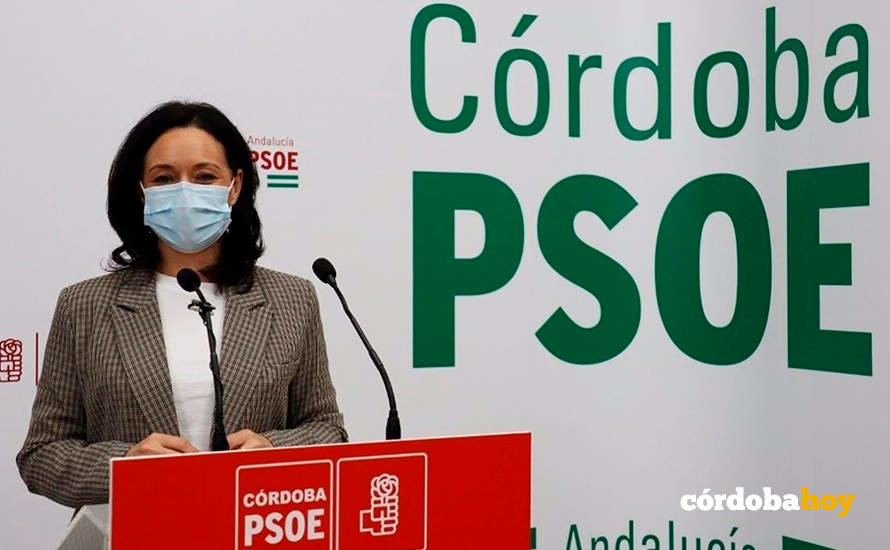 Rafi Crespín en la sede del PSOE de Córdoba