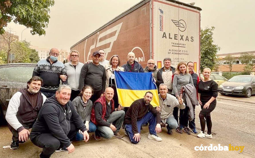 Envío de camiones para Ucrania