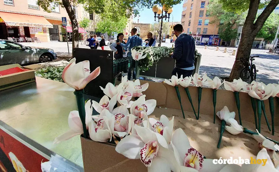 Montaje de las Cruces de Mayo de C&oacute;rdoba 2022