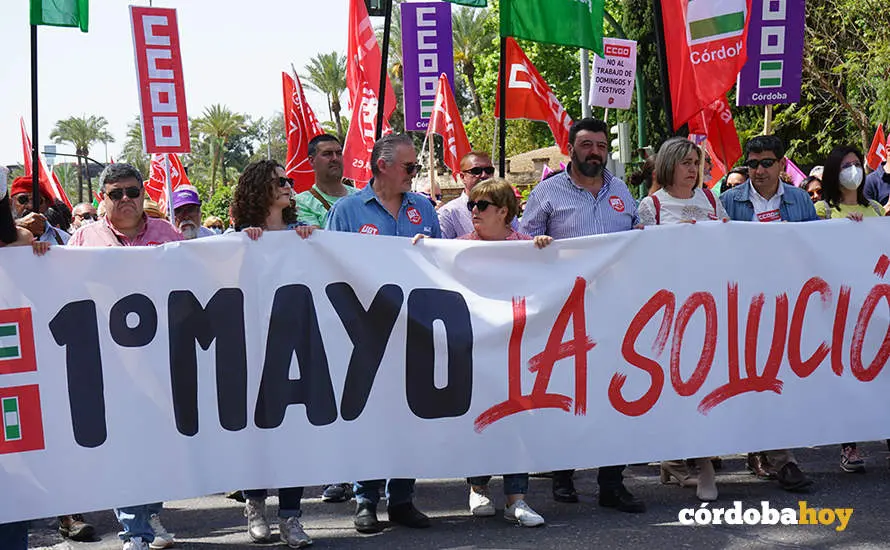 Manifestaci&oacute;n del 1 de Mayo de 2022 en C&oacute;rdoba