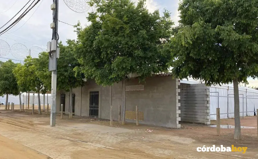 Montaje de la Feria de Nuestra Se&ntilde;ora de la Salud de C&oacute;rdoba 2022