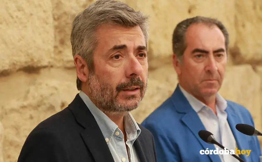 Miguel &Aacute;ngel Torrico y Antonio &Aacute;lvarez