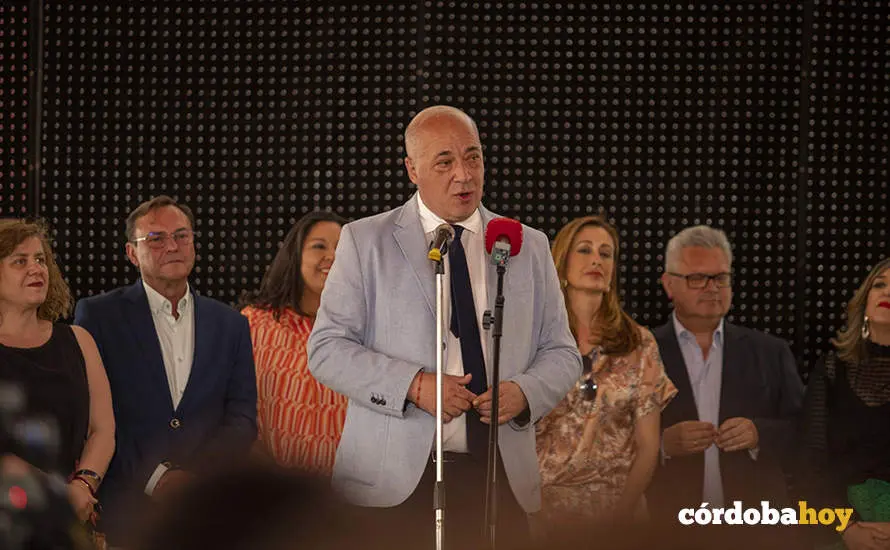 Antonio Ruiz, en la recepci&oacute;n de Feria de la Diputaci&oacute;n