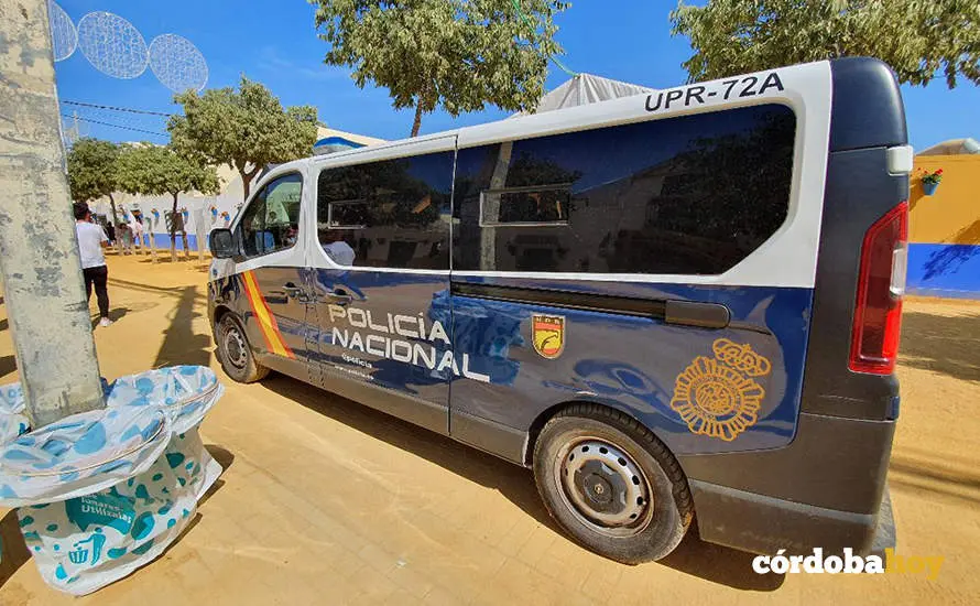 Polic&iacute;a Nacional en la Feria de C&oacute;rdoba, en una imagen de archivo