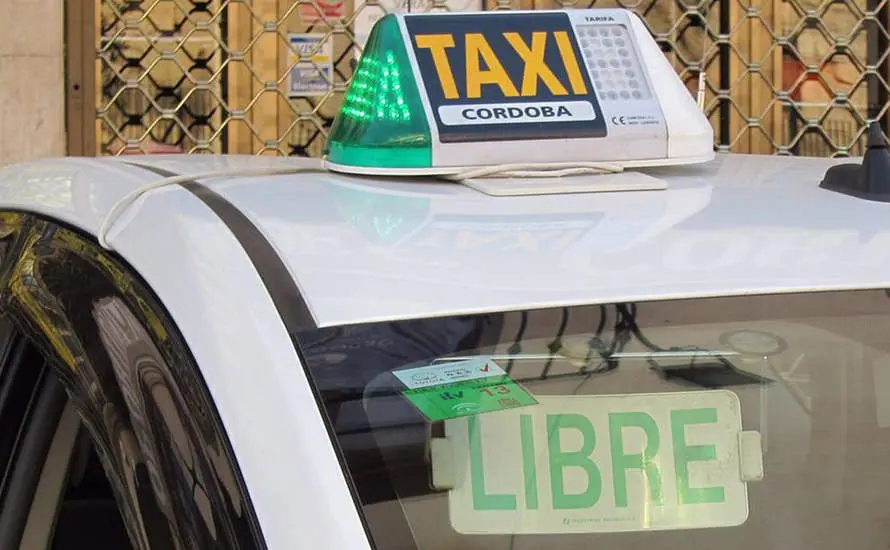 Taxi de C&oacute;rdoba, en una imagen de archivo