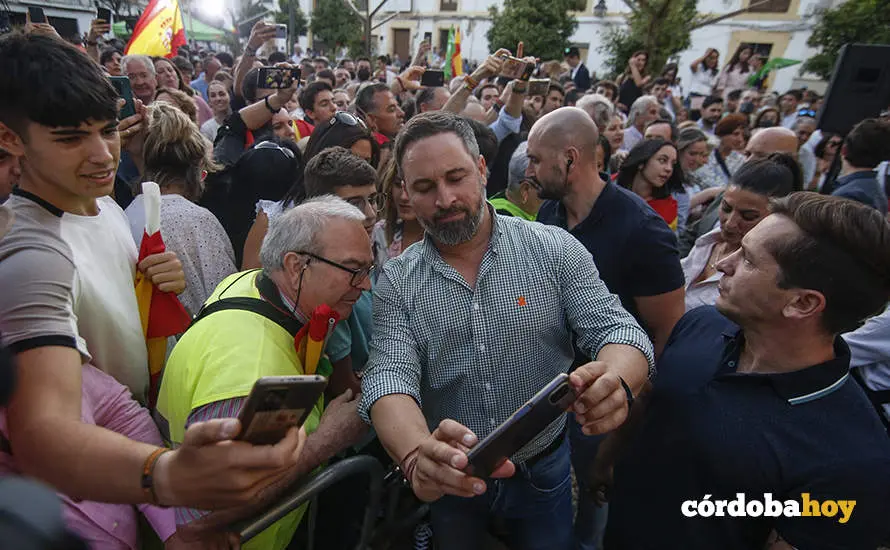 Santiago Abascal y Macarena Olona en C&oacute;rdoba