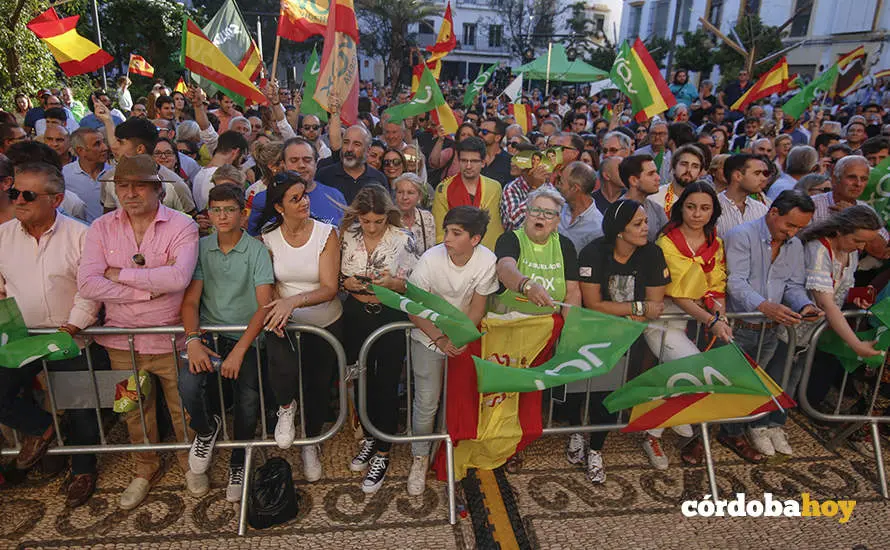 Santiago Abascal y Macarena Olona en C&oacute;rdoba