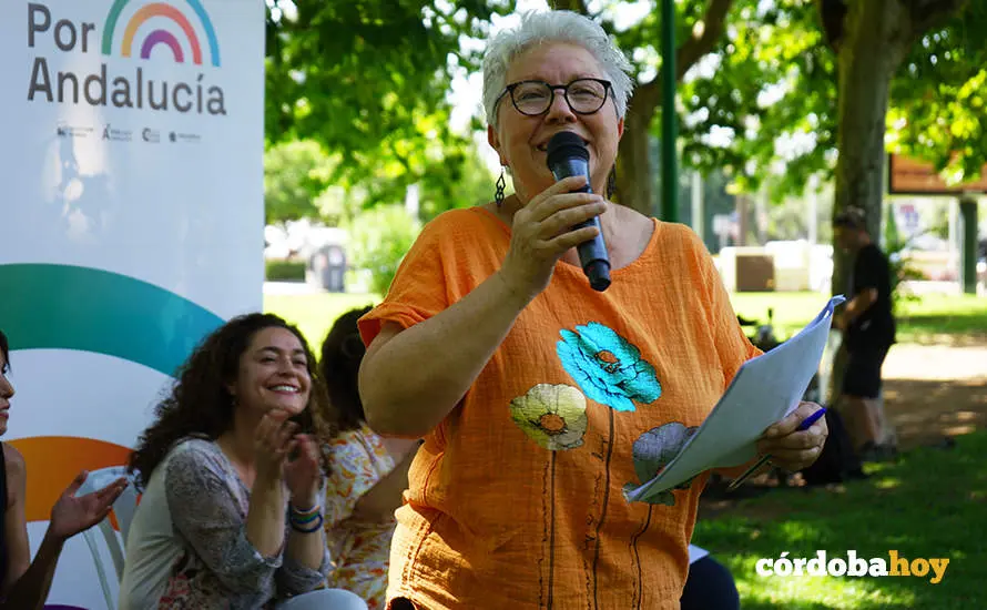 Encuentro de Inmaculada Nieto con encuentro con colectivos feministas en C&oacute;rdoba