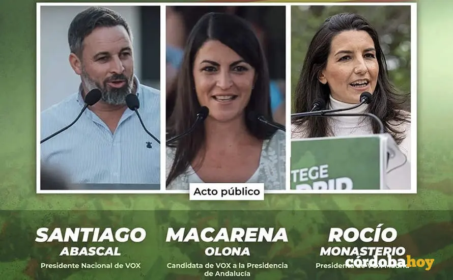 Cartel anunciador del evento en Lucena